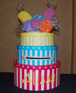 Custom Candy Theme Card Box