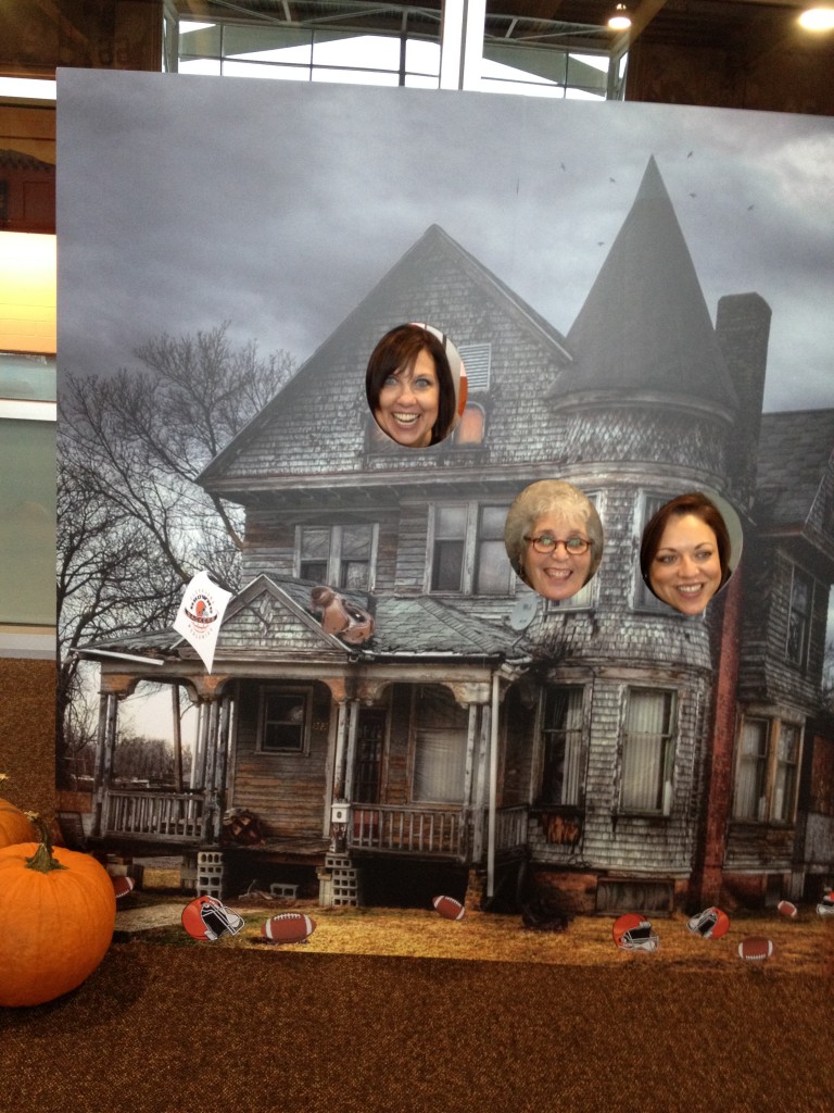 Custom Halloween Photo Op for the Browns Backers