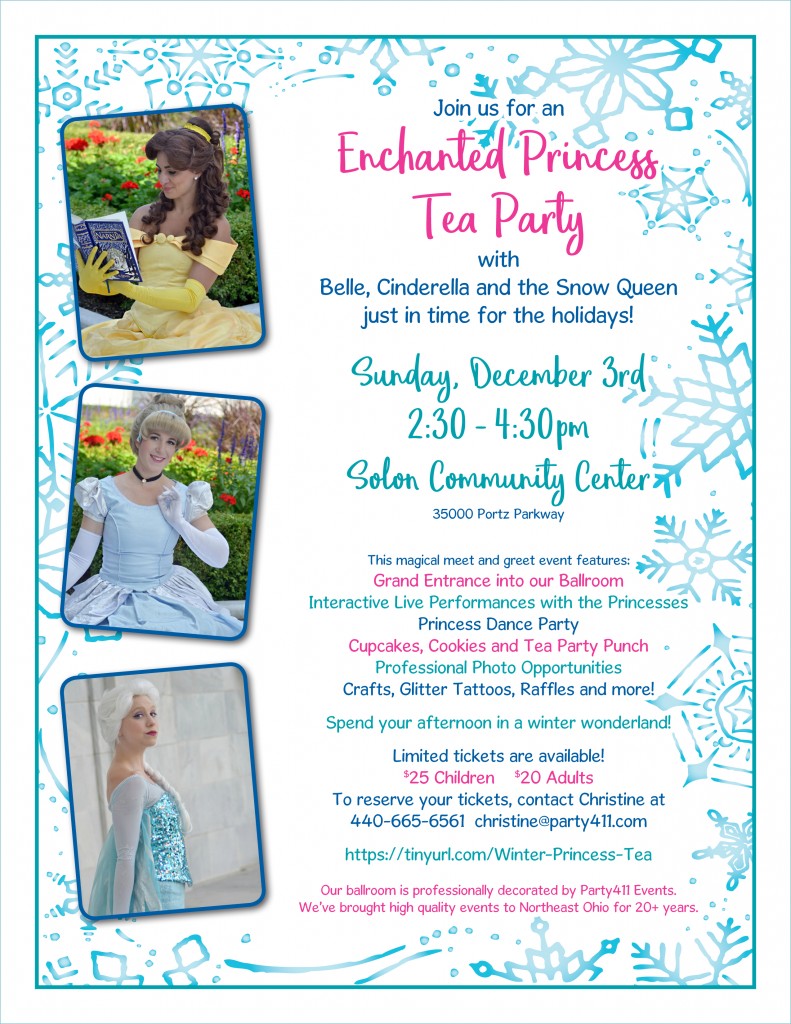 PRINCESS TEA PARTY Flyer